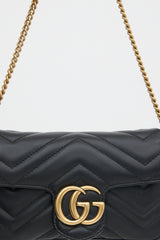 Gucci Leather Mini Marmont GG Bag
