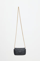 Gucci Leather Mini Marmont GG Bag