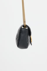 Gucci Leather Mini Marmont GG Bag