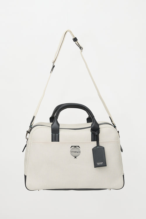 Tiffany & Co. Canvas Travel Flight Bag