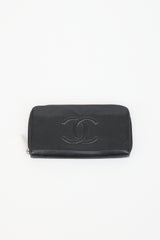 Chanel Caviar Leather CC Continental Wallet