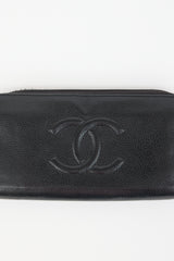Chanel Caviar Leather CC Continental Wallet