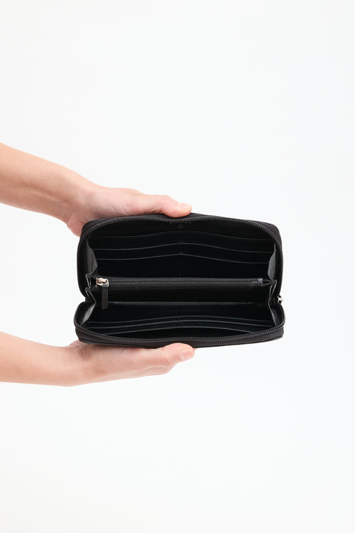 Chanel Caviar Leather CC Continental Wallet