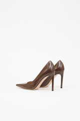 Gianvito Rossi Patent Square Toe Pump