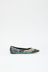 Isabel Marant Embossed Leather Flat