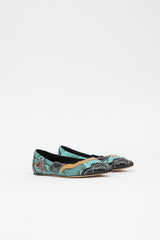 Isabel Marant Embossed Leather Flat