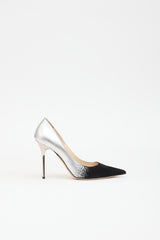 Jimmy Choo Suede & Metallic Pump