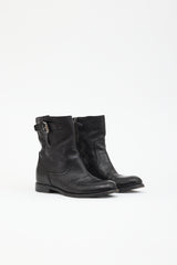 Prada Leather Biker Boot