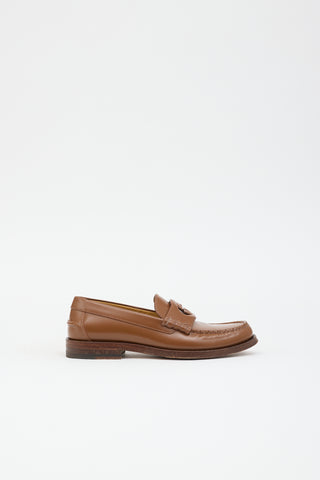 Gucci Leather Millennial Ribot GG Loafer