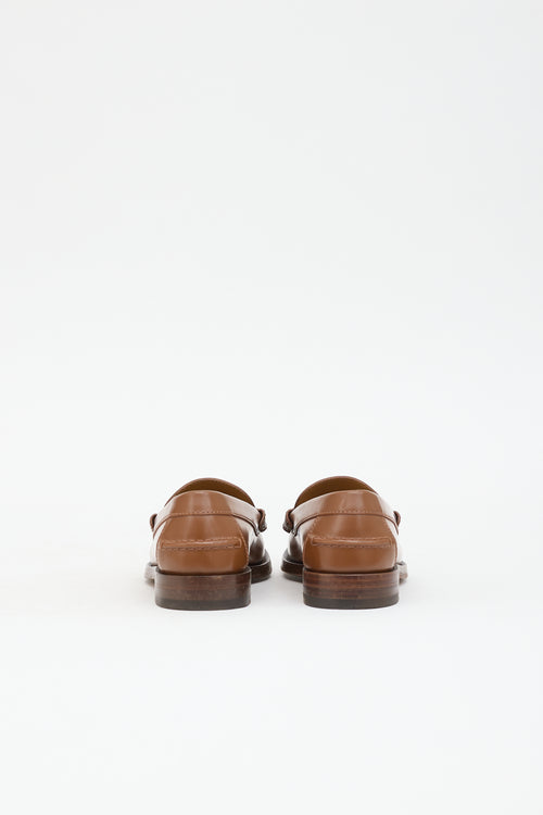 Gucci Leather Millennial Ribot GG Loafer