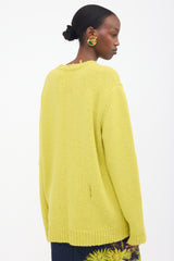 Stella McCartney Distressed V-Neck Sweater