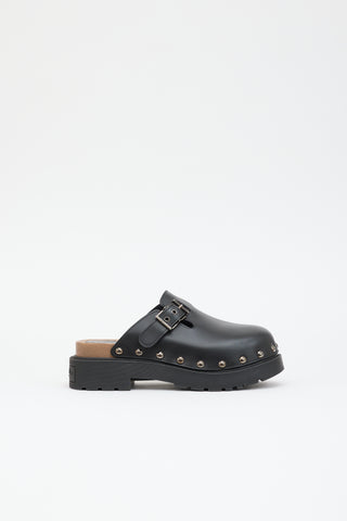 Dior Leather Diorquake Clog Mule