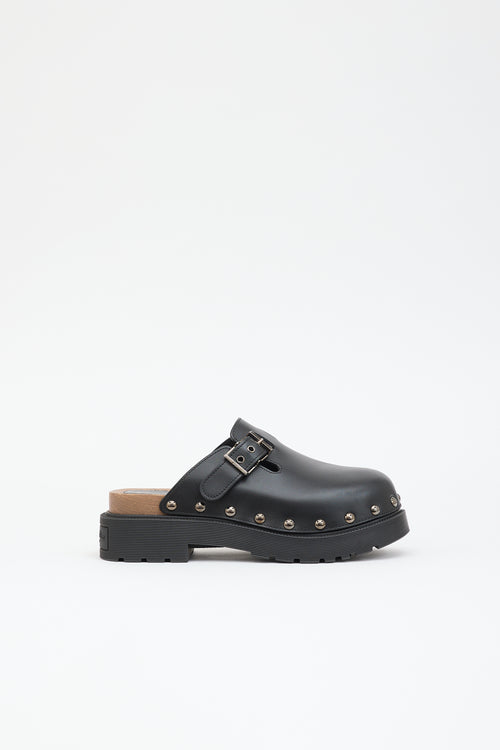 Dior Leather Diorquake Clog Mule