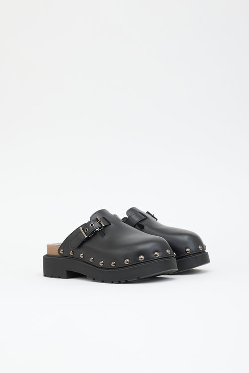 Dior Leather Diorquake Clog Mule