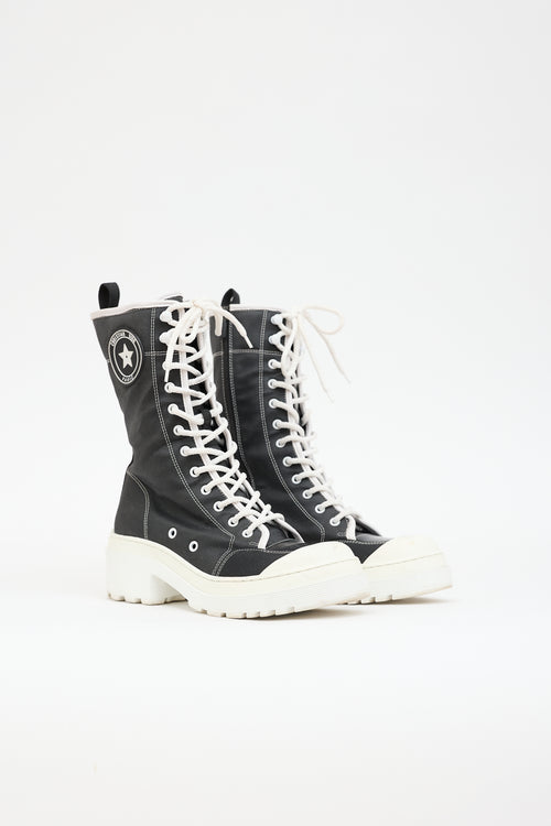Dior D-Rise Lace Up Boot
