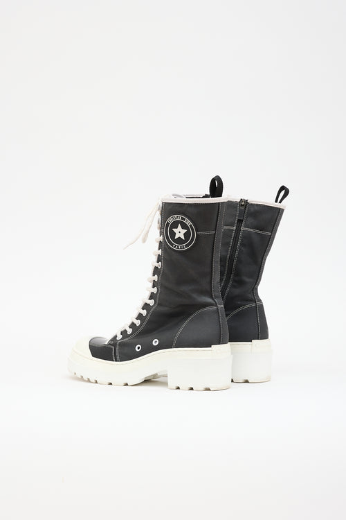 Dior D-Rise Lace Up Boot