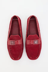 Louis Vuitton Embossed Leather Driving Loafer