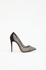 Christian Louboutin Mesh Glitter Pump