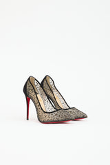 Christian Louboutin Mesh Glitter Pump