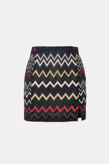 Missoni Knit Chevron Mini Skirt