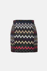 Missoni Knit Chevron Mini Skirt