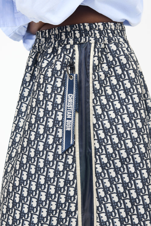 Dior Oblique Jacquard Midi Skirt
