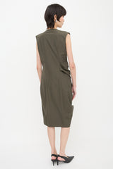 Sportmax Asymmetrical Ruched Dress