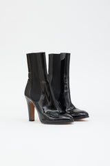 Chanel Patent CC Chelsea  Boot