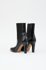 Chanel Patent CC Chelsea  Boot