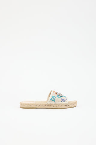 Gucci Leather GG Marmont Sandal