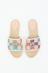 Gucci Leather GG Marmont Sandal