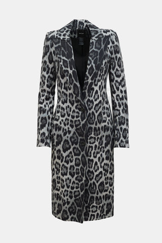 Smythe Printed Two Button Coat