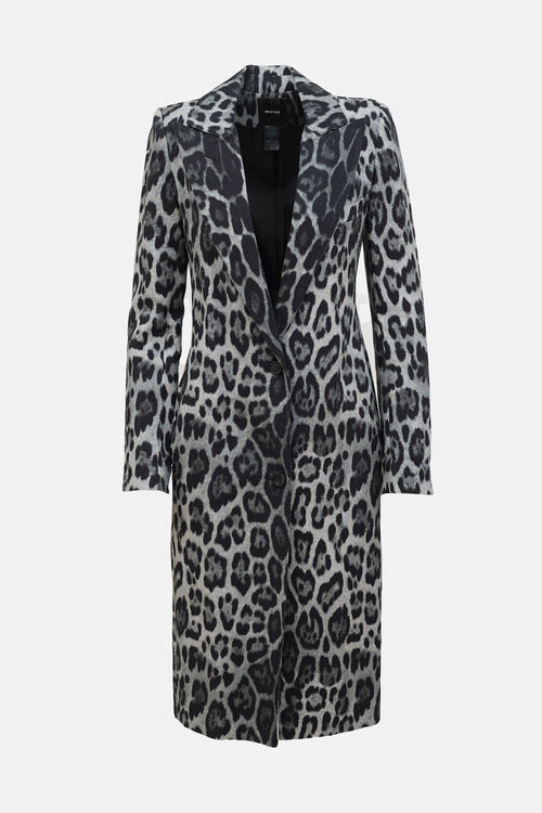 Smythe Printed Two Button Coat