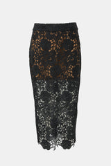 Smythe Guipure Lace Midi Skirt