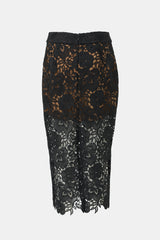 Smythe Guipure Lace Midi Skirt