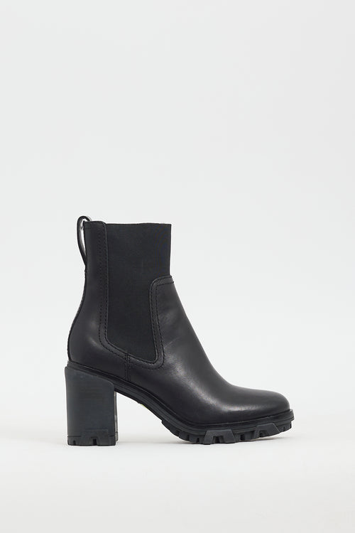 Rag & Bone Black Leather Shiloh Chelsea Boot