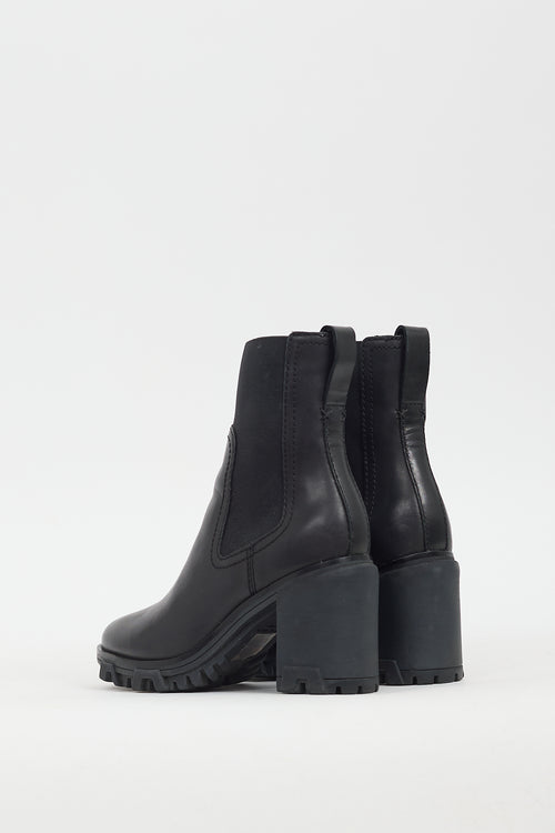 Rag & Bone Black Leather Shiloh Chelsea Boot