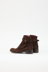 Prada Suede Ankle Boot