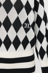 Celine Vintage Harlequin Triomphe Sweater