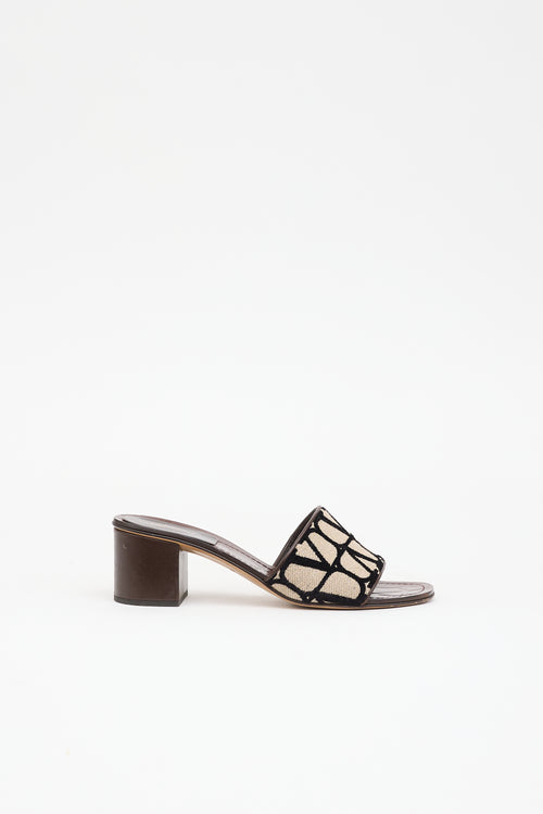 Valentino Toile Iconographe Vlogo Mule