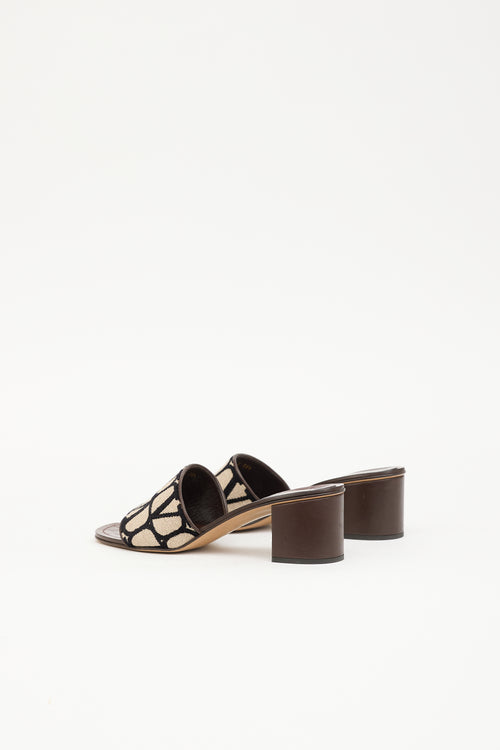Valentino Toile Iconographe Vlogo Mule