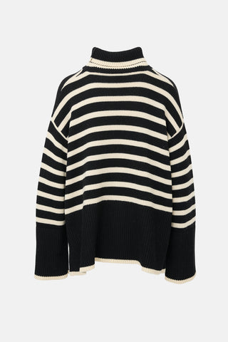 Toteme Wool Signature Stripe Sweater