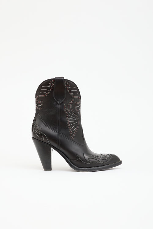 Givenchy Leather Western Boot