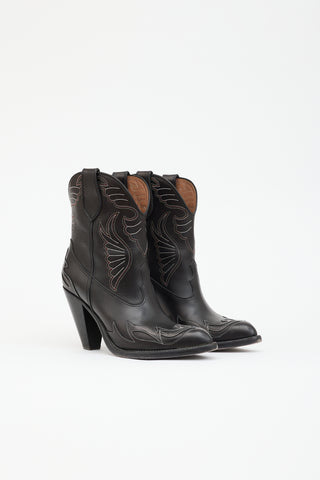 Givenchy Leather Western Boot