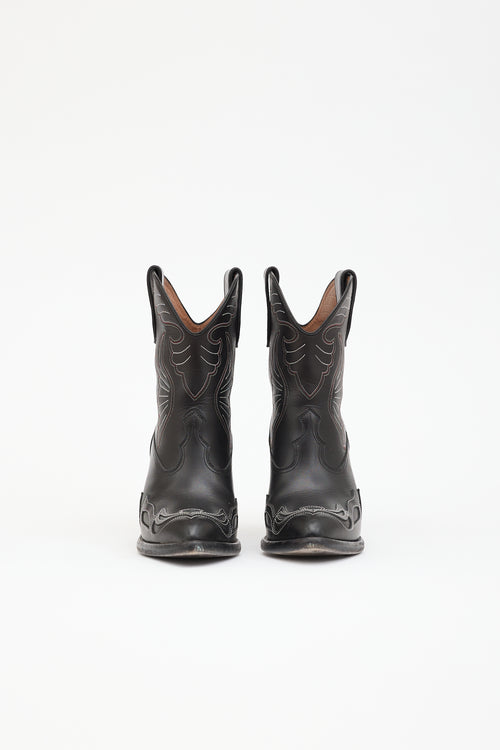 Givenchy Leather Western Boot