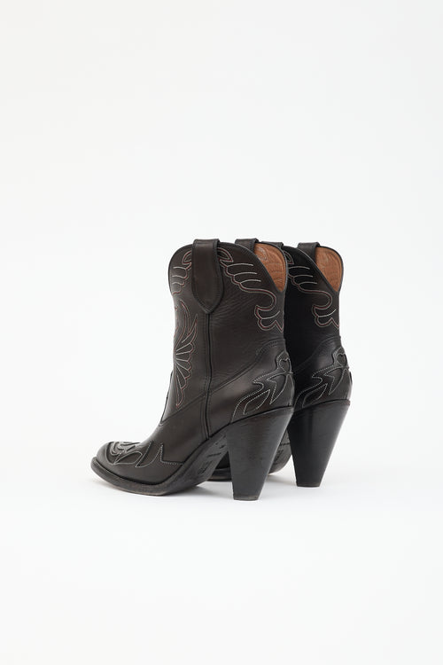 Givenchy Leather Western Boot