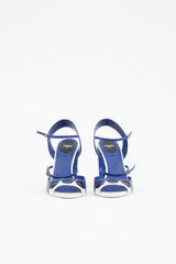 Fendi Leather Cutout Sandal