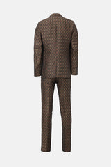 Dries Van Noten Linen Patterned Suit