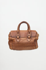 Gucci Leather Woven Bag