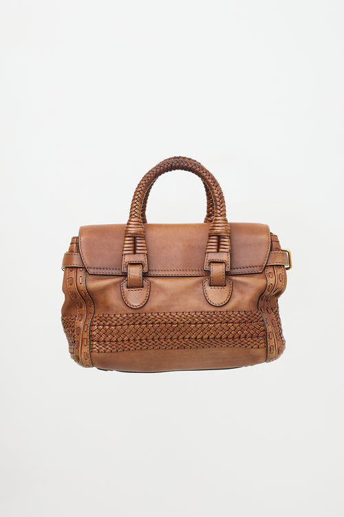 Gucci Leather Woven Bag
